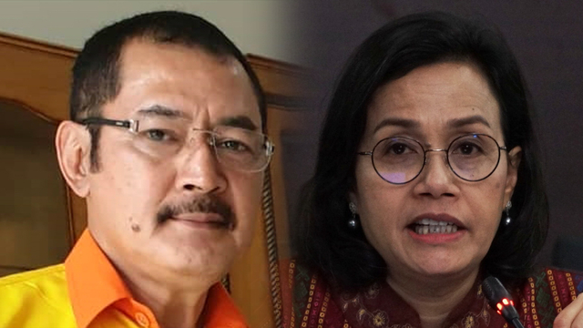 Bambang Trihatmodjo dan Sri Mulyani. Foto: Instagram dan kumparan