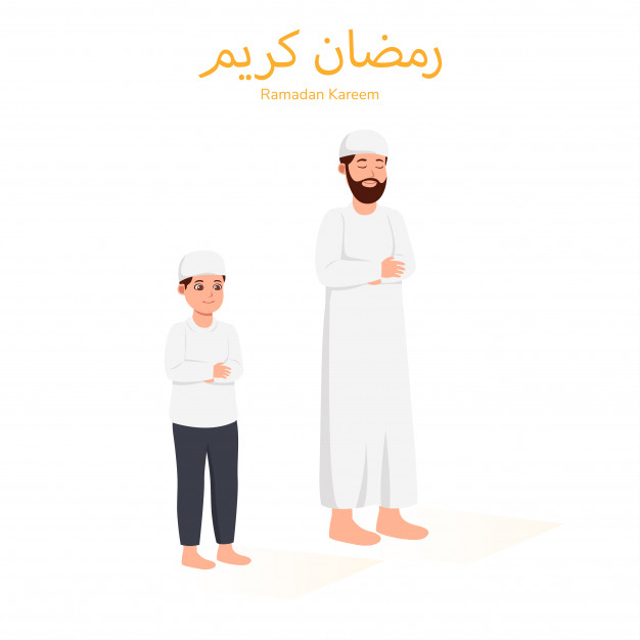 ilustrasi sholat witir, sumber gambar: https://www.freepik.com/