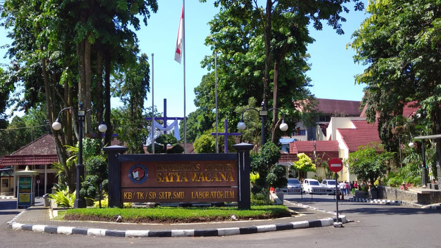 Kampus Jozeph Paul Zhang di Universitas Kristen Satya Wacana (UKSW) Salatiga, Jateng. Foto: kumparan