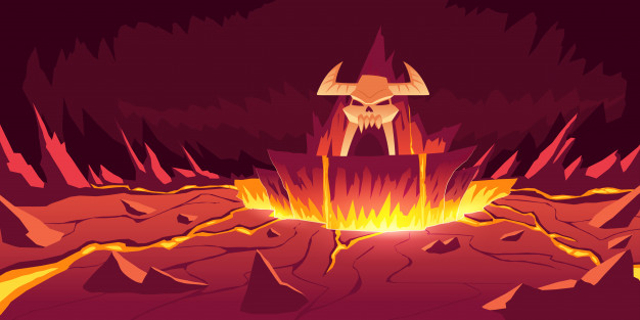Ilustrasi Neraka. Sumber: Freepik.com