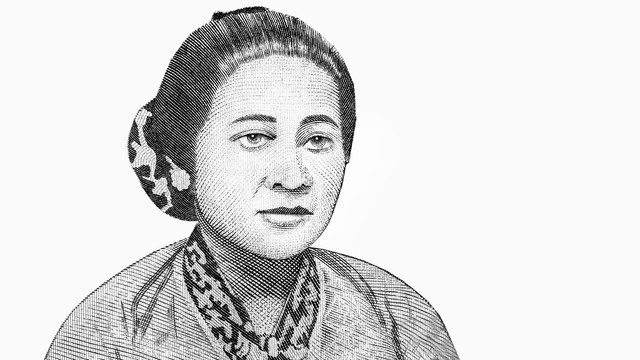 Ilustrasi R.A. Kartini, salah satu pahlawan nasional perempuan. Foto: Shutter Stock