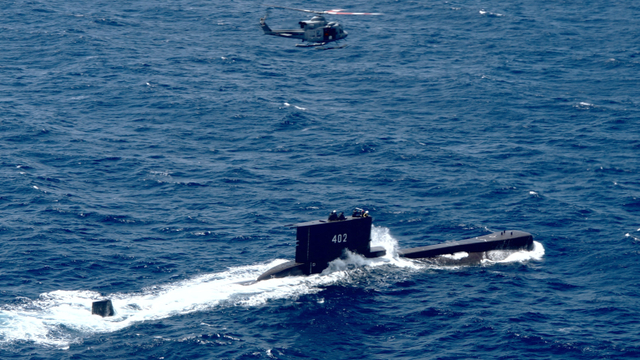 Kapal Selam KRI Nanggala-402.
 Foto: Eric Ireng/ANTARA FOTO