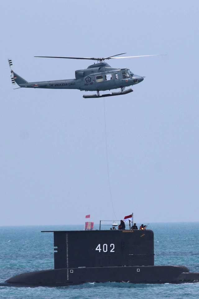 Kapal Selam KRI Nanggala-402.
Foto: AFP