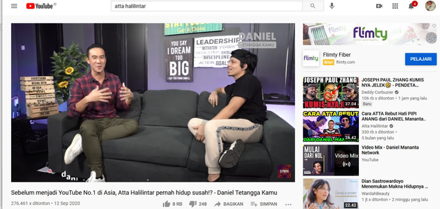 Atta diwawancara Daniel Mananta di Acara Daniel Tetangga Kamu
