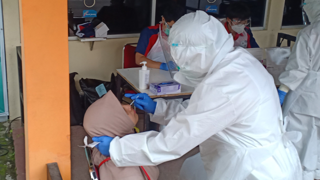 Iustrasi uji swab (dok)