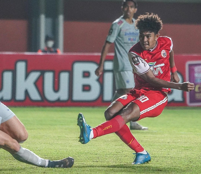 Braif Fatari di Laga final leg pertama Piala Menpora, Persija Jakarta vs Persib Bandung. Foto: Instagram/@persija