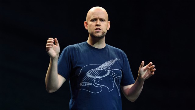Daniel Ek, CEO Spotify. Foto: AFP