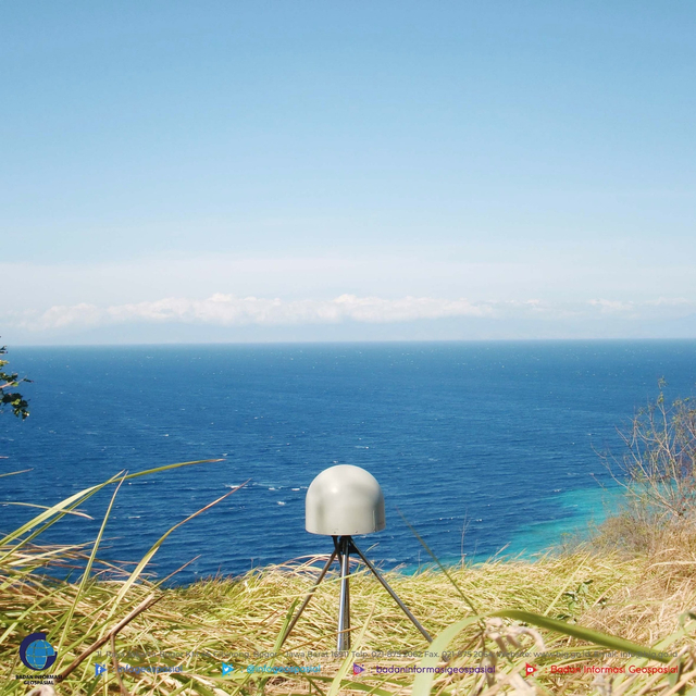 Receiver Stasiun Ina-CORS, Sumber Gambar : Instagram Badan Informasi Geospasial