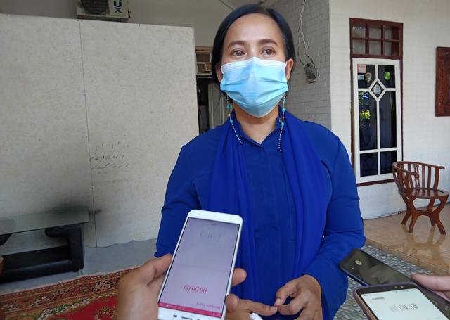 Winny Widayanti, istri Kolonel Laut (P) Harry Setyawan. Foto: Masruroh/Basra