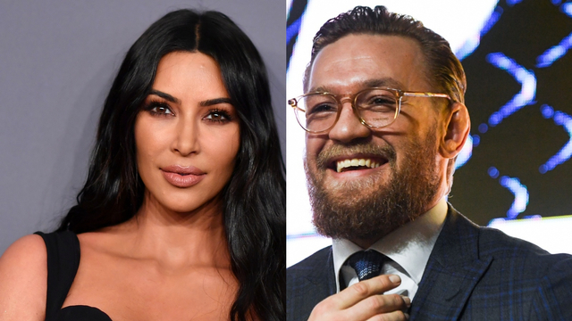 Kim Kardashian & Conor McGregor.  Foto: AFP/ANGELA WEISS & Kirill Kudryavtsev