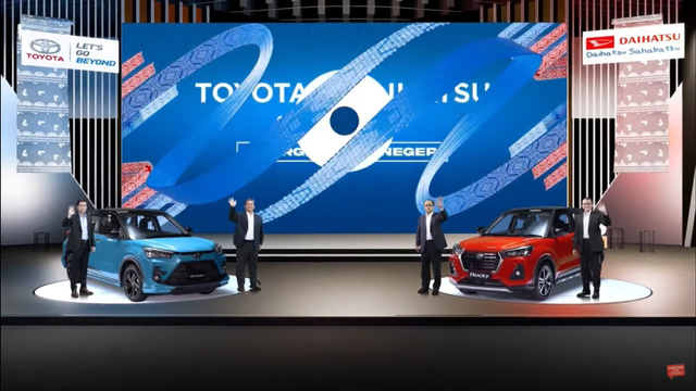 Toyota Raize dan Daihatsu Rocky resmi meluncur di Indonesia, Rabu (28/4). Foto: Dok. Istimewa