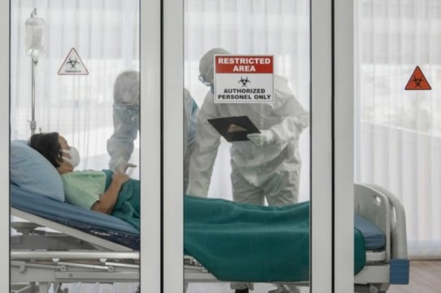 Ilustrasi pasien COVID-19. (foto: Shutterstock)