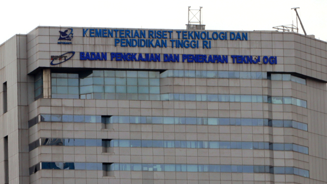 Gedung Kementerian Riset dan Teknologi Indonesia. Foto: Fanny Kusumawardhani/kumparan