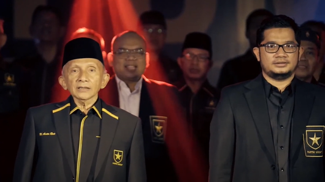 Deklarasi Partai Ummat. Foto: Youtube Amien Rais