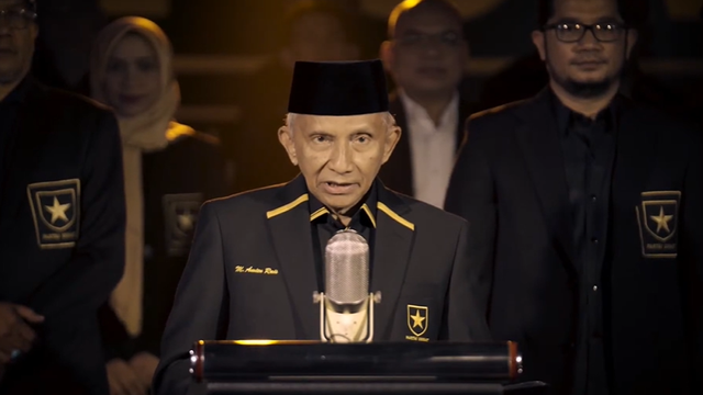 Deklarasi Partai Ummat. Foto: Youtube Amien Rais