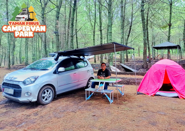 Cakra Negara dengan Taman Pinus Campervan Park di Batu. dok/pribadi