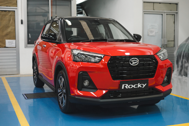 Tampilan depan Daihatsu Rocky. Foto: Muhammad Ikbal/kumparan