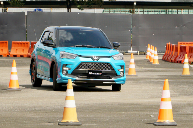 Tampilan depan Toyota Raize. Foto: dok. TAM
