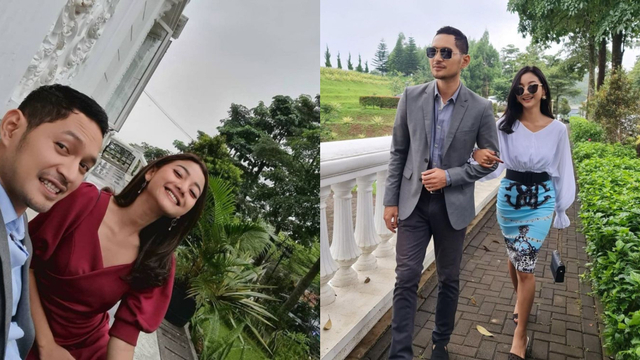 Potret kemesraan Glenca Chysara dan Evan Sandersi. Foto: nstagram.com/glencachysaraofficial