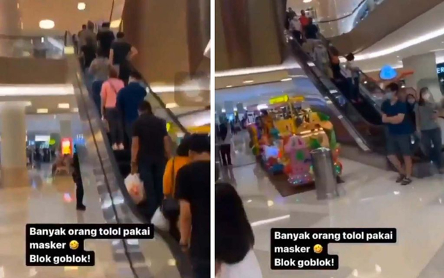 Viral Video Pria di Surabaya Sebut Pengunjung Mal yang Bermasker 'Orang Tolol'