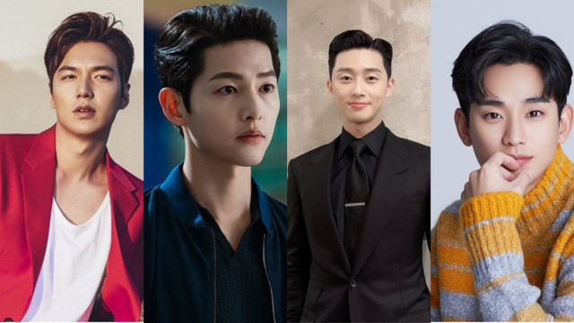 Aktor Korea Terpopuler Foto: Instagram/ @actorleeminho, @tvndrama.official, @bn_sj2013, @soohyun_k216