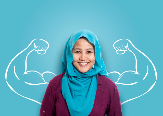Ilustrasi perempuan dengan self-esteem yang kuat. Foto: Shutterstock.