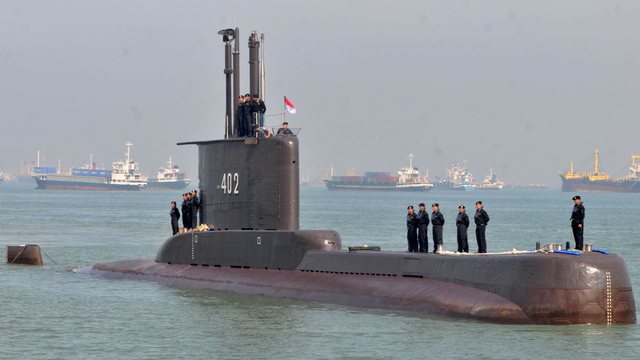 Kapal selam KRI Nanggala-402. Foto: M Risyal Hidayat/ANTARA FOTO