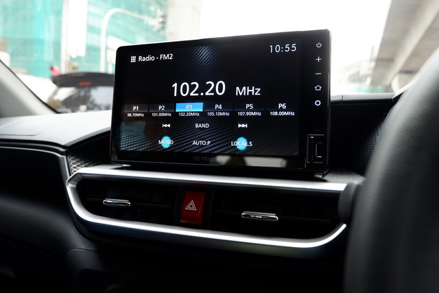 Head unit Toyota Raize. Foto: Aditya Pratama Niagara/kumparan