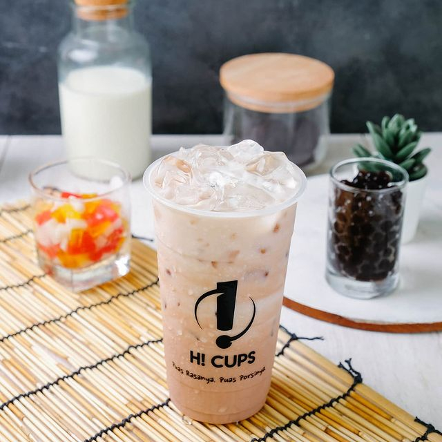 Ilustrasi produk minuman H! Cups milik Kathleen Gondoutomo. (Foto: hicups.official).