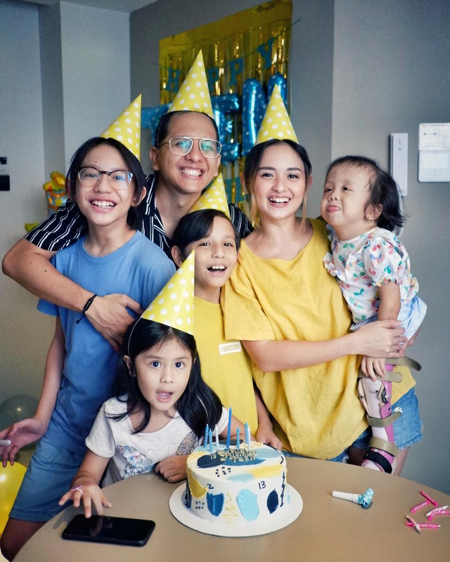 Keluarga Joanna Alexandra. Foto: instagram/@joannaalexandra