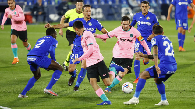 Getafe vs Barcelona. Foto: Juan Medina/Reuters