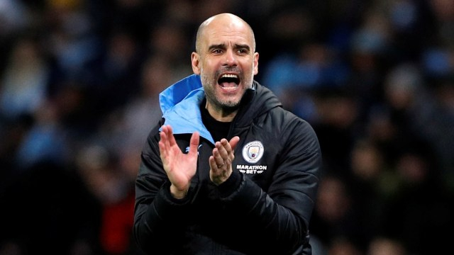 Pep Guardiola, pelatih Man City. Foto: Reuters/Phil Noble