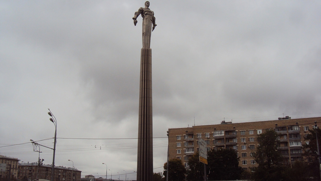 Monumen Yuri Gagarin di Kota Moskow, Rusia | Wikimedia Commons/Kemal KOZBAEV (CC)