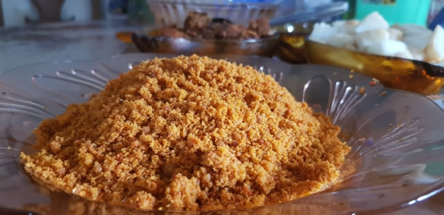 Sambal lengkong. Foto : Hasrullah/kepripedia