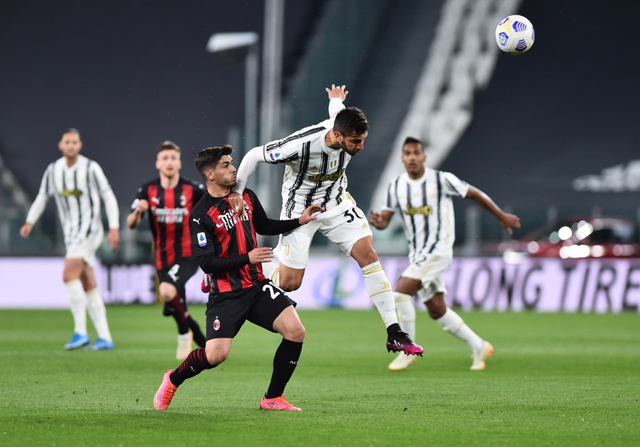 Juventus vs AC Milan. Foto: REUTERS/Massimo Pinca