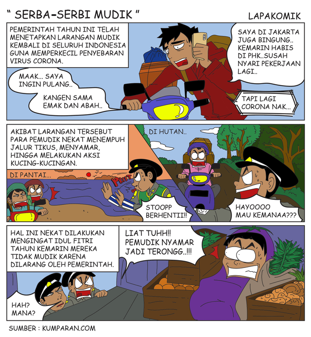 Komik: Serba-serbi Mudik (1)