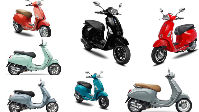 Warna Baru Vespa Sprint  dan Primavera. Foto: Piaggio Indonesia