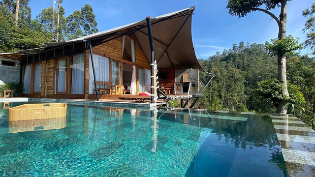 Glamour Camping Legok Kondang, Ciwidey, Bandung. Foto: Instagram Glamour Camping Legok Kondak