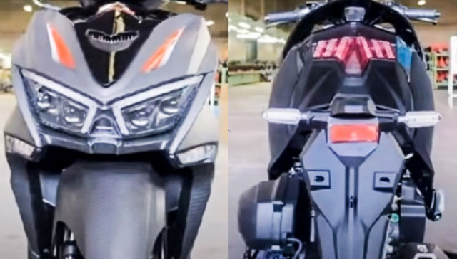 Motor yang diduga Vario 160 ternyata motor kloningan dari China. foto: Istimewa