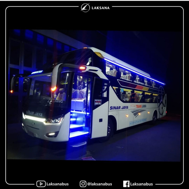 Bus Suites Class Baru Milik PO Sinar Jaya. Foto: dok. Laksana