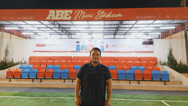 Owner Unggul Sports Center, Nicola Reza. Foto: Ulul Azmy