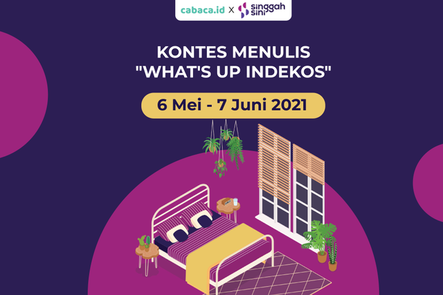 Kontes Menulis yang diadakan oleh Cabaca x Singgahsini by Mamikos