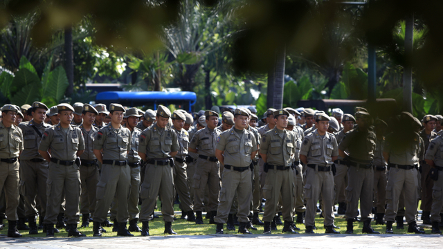 Ilustrasi satpol pp provinsi dki jakarta. Foto: Aditia Noviansyah