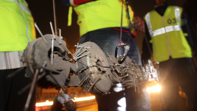 Ilustrasi ranjau paku. Foto: Aditia Noviansyah