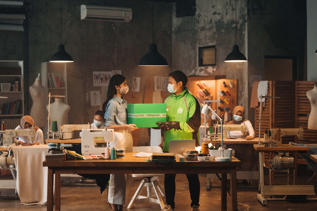 Gojek dan Tokopedia yang lakukan merger. Foto: istimewa.