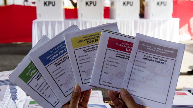 Ilustrasi surat suara. ANTARA FOTO/M Agung Rajasa