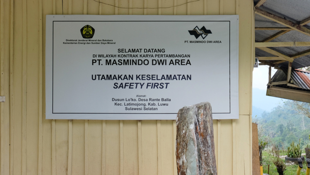 Tambang emas PT Masmindo Dwi Area. Foto: PT Masmindo Dwi Area