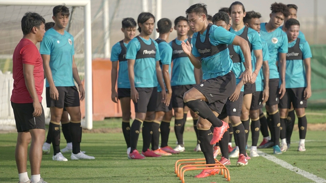 Timnas Indonesia di Dubai, Uni Emirat Arab. Foto: PSSI