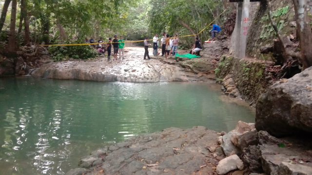 Ilustrasi anak tenggelam di sungai. Foto: Dok. Polsek Dlingo