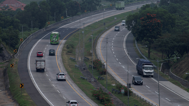 Ilustrasi jalan tol. Foto: Sigid Kurniawan/ANTARA FOTO